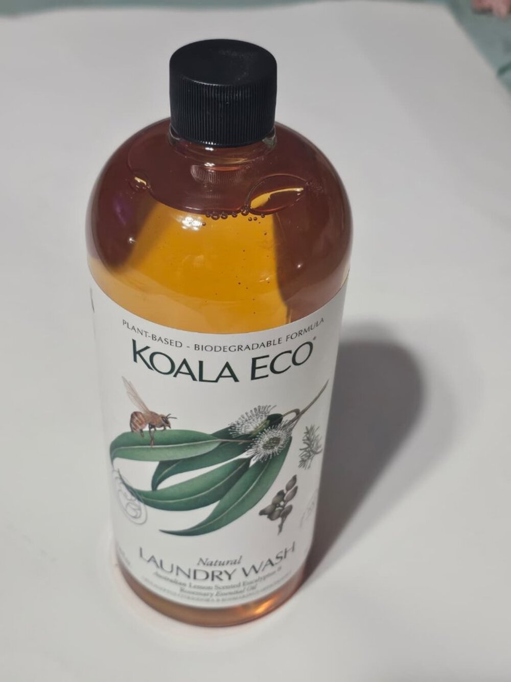 Koala Eco Natural Laundry Wash with Lemon Scented Eucalyptus & Rosemary Essentia
